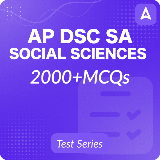 AP DSC SA Social Sciences 2025 | Online Test Series (Telugu & English) By Adda247 Telugu
